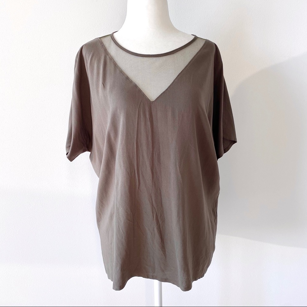 [NWOT] Good Clothing olive green exposed back top